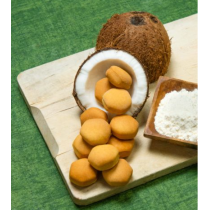 Ambachtelijke handgemaakte koeksterretjes coconut 15 stuks